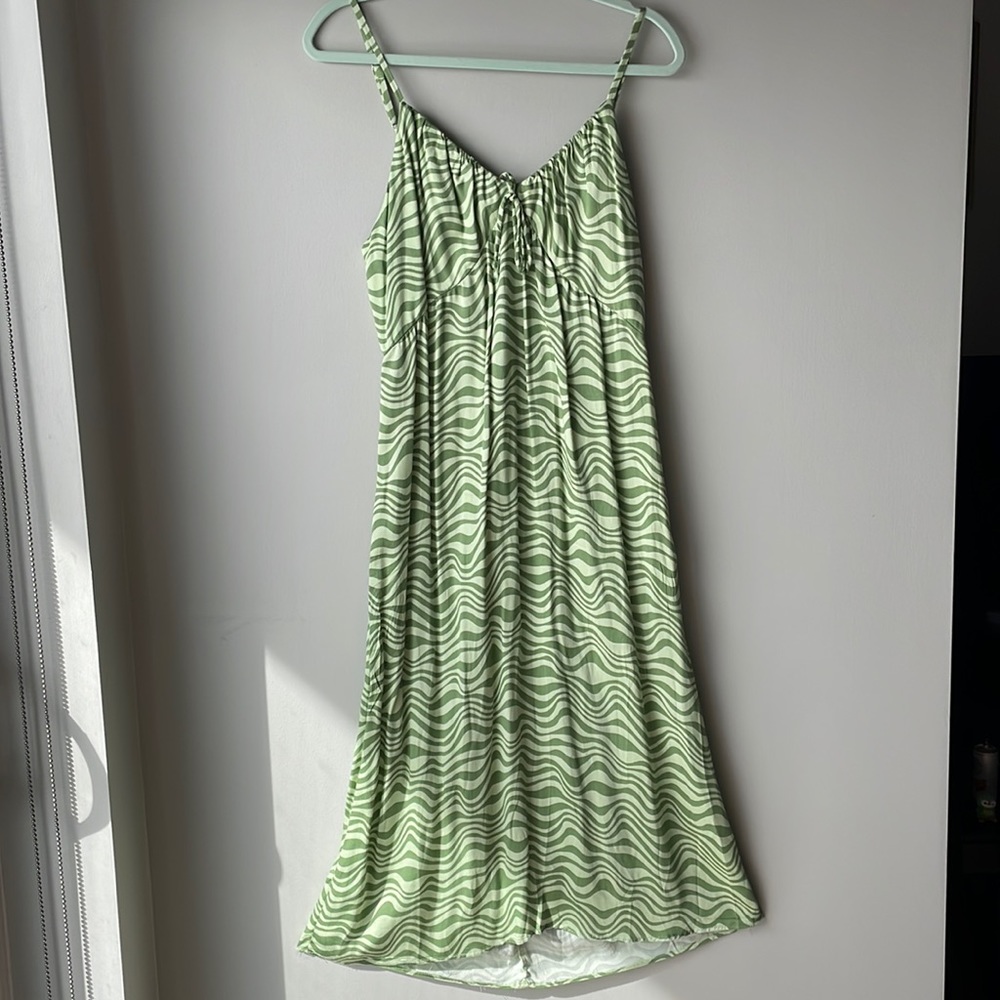 Tie Maxi Slip Dress